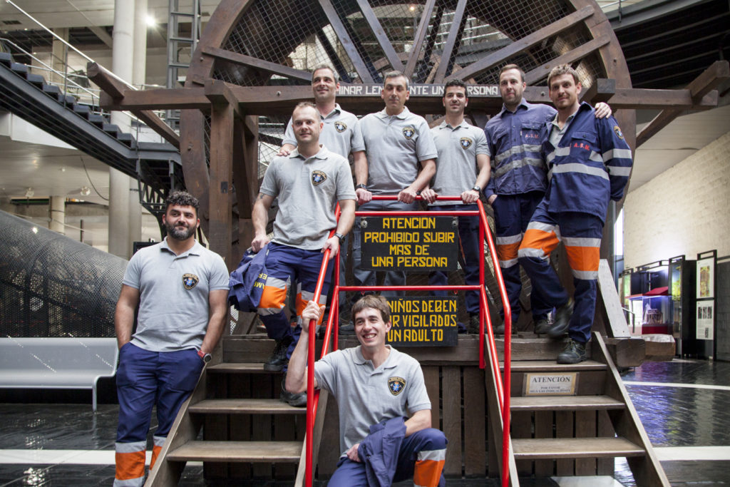 Homenaje de Preventiva Seguros a las Brigadas de Salvamento Minero de España, en el Museo de la Minería y la Industria de Asturias. San Martín del Rey Aurelio 2019