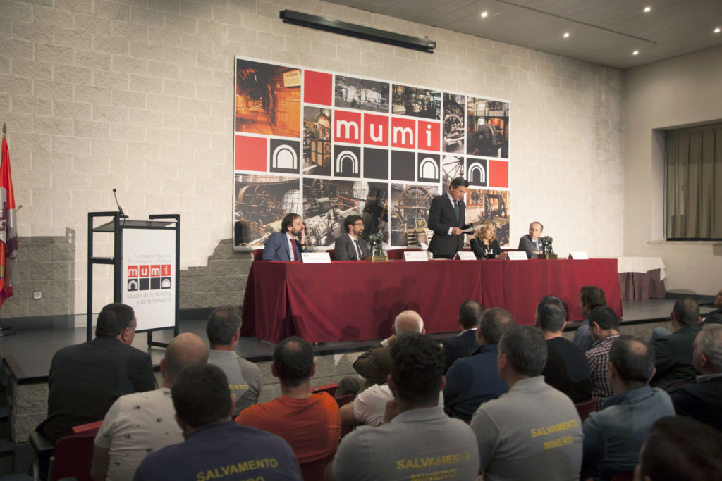 Homenaje de Preventiva Seguros a las Brigadas de Salvamento Minero de España, en el Museo de la Minería y la Industria de Asturias. San Martín del Rey Aurelio 2019