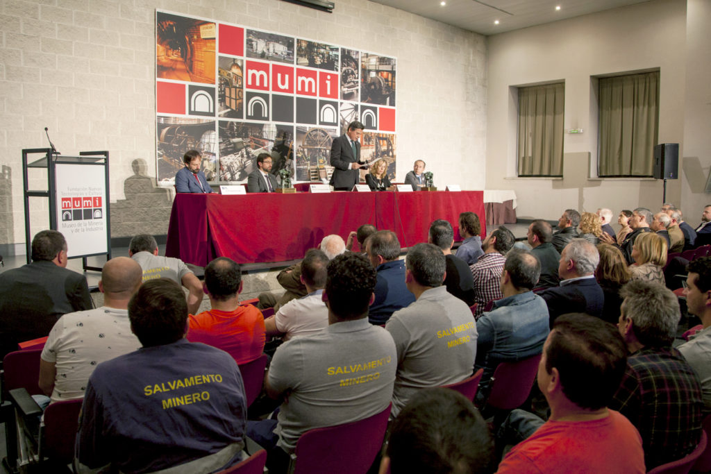 Homenaje de Preventiva Seguros a las Brigadas de Salvamento Minero de España, en el Museo de la Minería y la Industria de Asturias. San Martín del Rey Aurelio 2019
