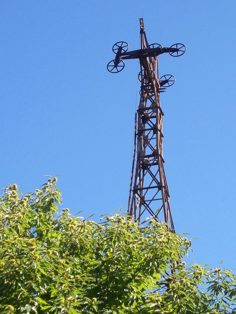 Teleférico de salida al lavadero de La Recuelga, de Antracitas de Fabero. Santa cruz del Sil, Paramo del Sil, León 2016