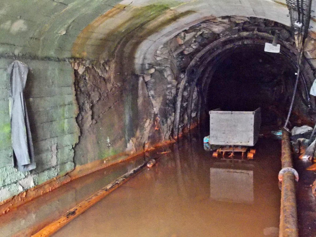 Bocamina de las Instalaciones abandonadas de la Mina MINEX, de UMINSA. San Andrés de las Puentes. Torre del Bierzo. León 2018