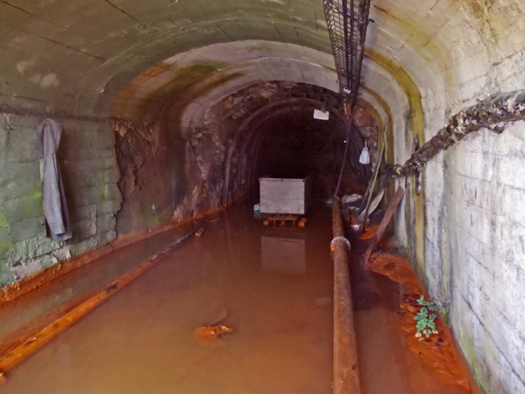 Bocamina de las Instalaciones abandonadas de la Mina MINEX, de UMINSA. San Andrés de las Puentes. Torre del Bierzo. León 2018