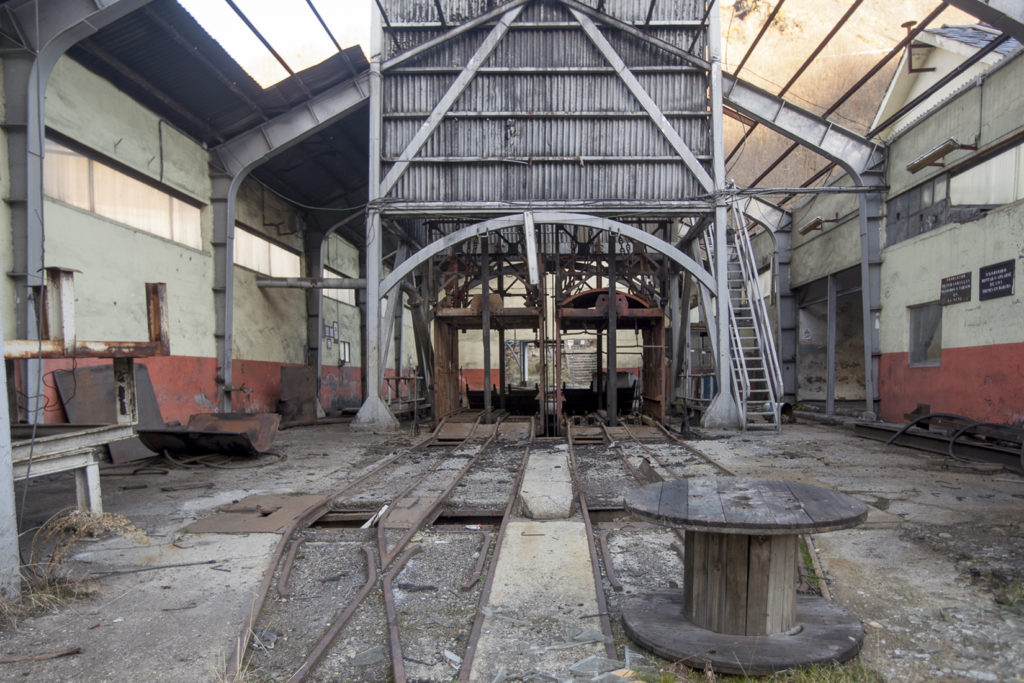 Embarque del Pozo Calderón de la MSP, Villager de Laciana, Villablino, León 2017