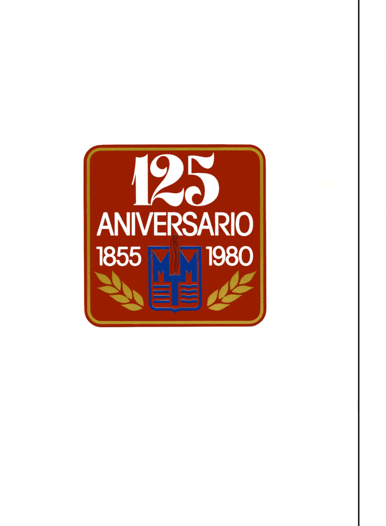 Portada del libro La Maquinista Terrestre y Marítima, S.A. 125 Aniversario. 1855-1980. Barcelona. 1980.