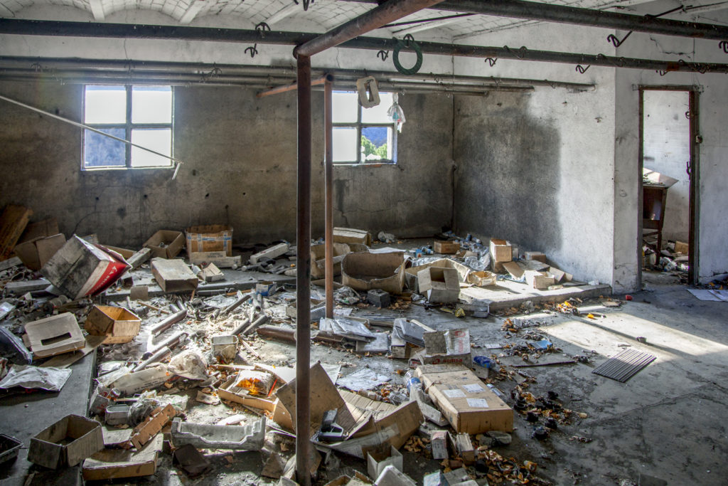Instalaciones abandonadas del Pozo Malabá. Torre del Bierzo. León. 2017