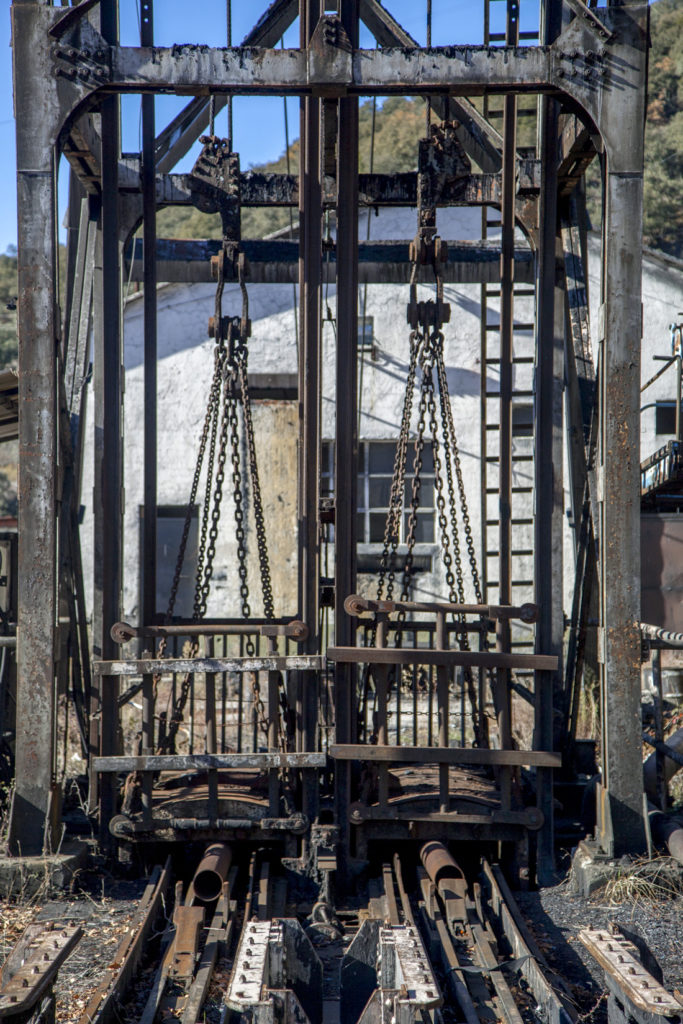 Castillete de las instalaciones abandonadas del Pozo Malabá. Torre del Bierzo. León. 2017