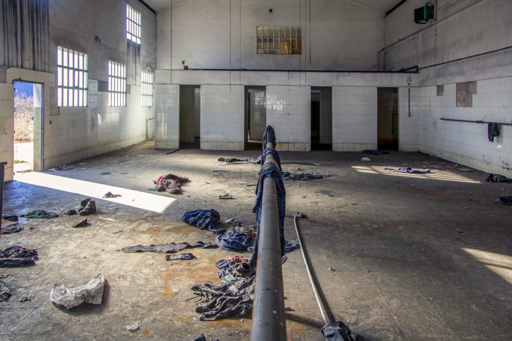Casa de aseos. Instalaciones abandonadas del Pozo Malabá. Torre del Bierzo. León. 2017