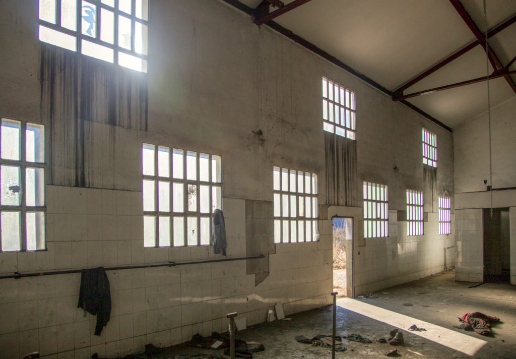 Casa de aseos. Instalaciones abandonadas del Pozo Malabá. Torre del Bierzo. León. 2017