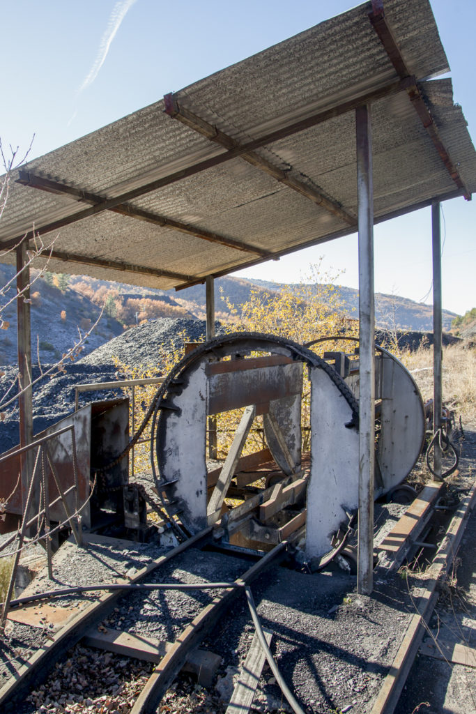 Basculador. Instalaciones abandonadas del Pozo Malabá. Torre del Bierzo. León. 2017