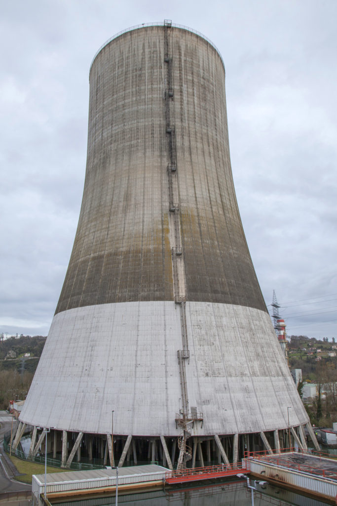Refrigerante en las Instalaciones de la Central Térmica de Soto de Ribera. EDP. Ribera de Arriba. Asturias 2019