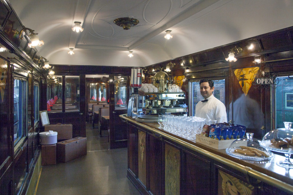 Vagón restaurante. Museo del Ferrocarril de Madrid Delicias 2018