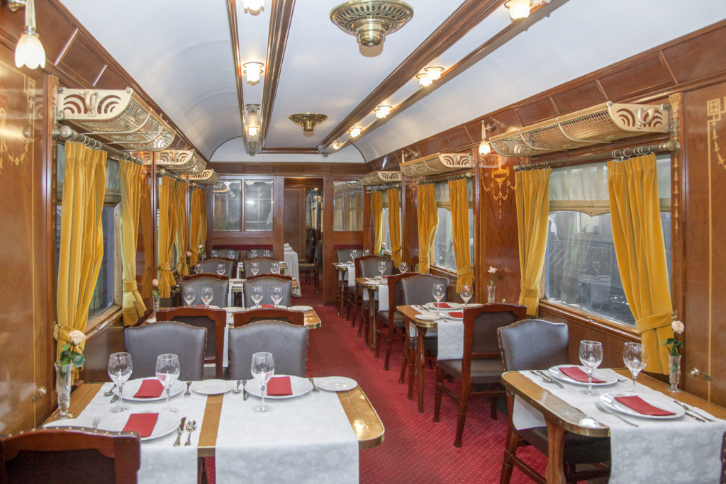 Vagón restaurante. Museo del Ferrocarril de Madrid Delicias 2018