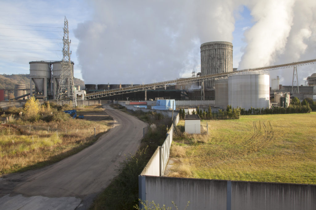 Central Térmica de la empresa Iberdrola. Lada. Langreo. Asturias 2018