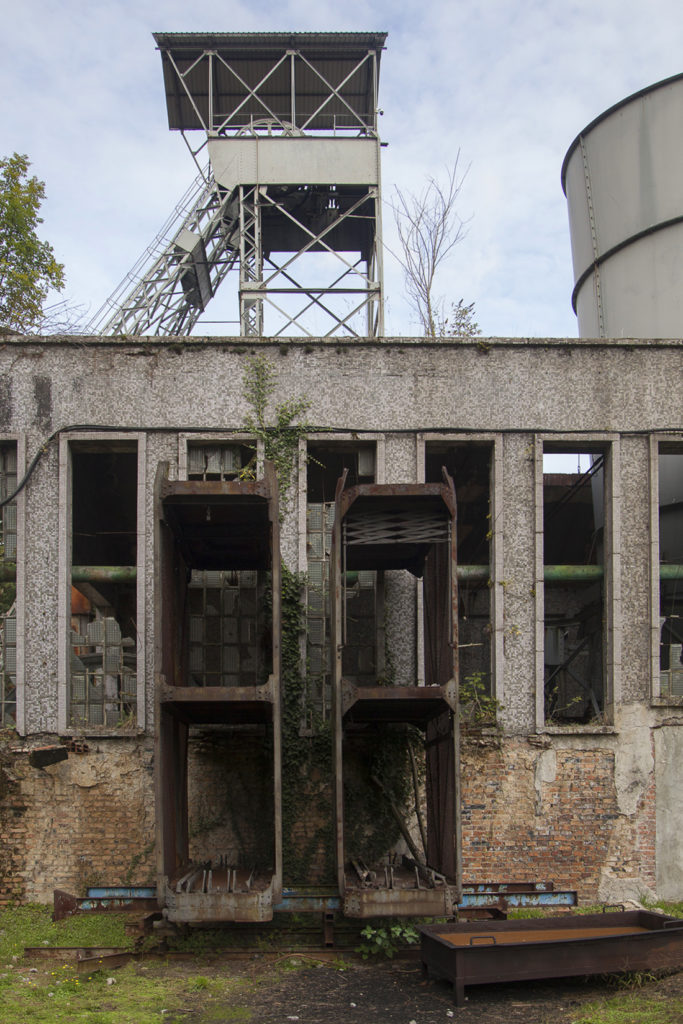 Instalaciones exteriores del Pozo Fondon. Langreo. Asturias 2017