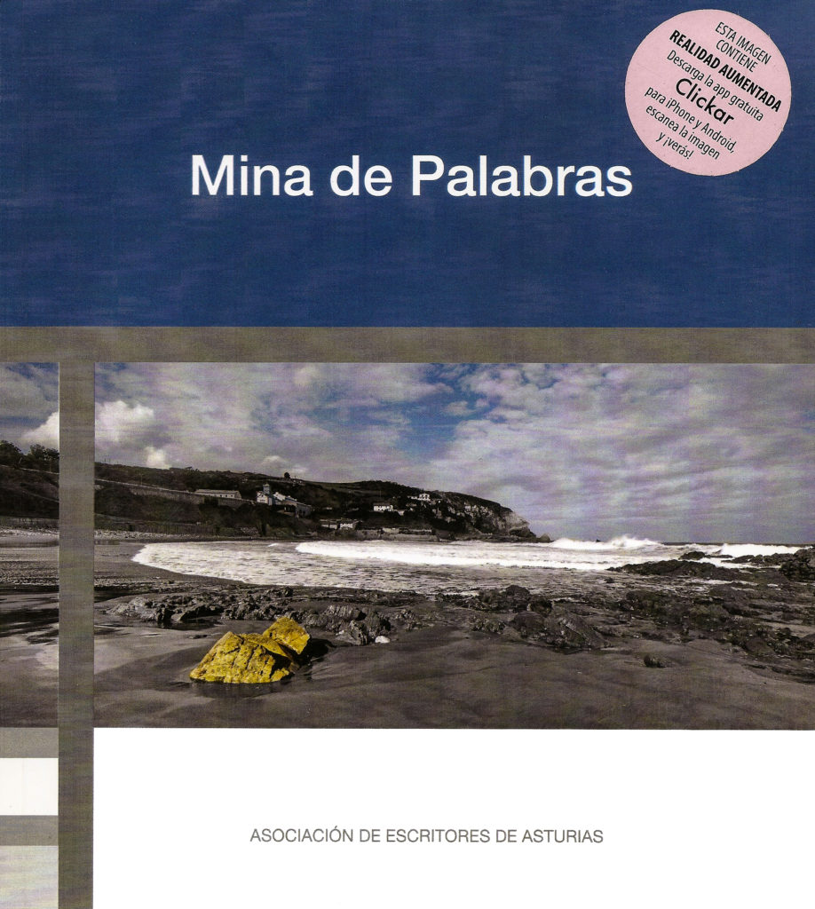 Portada del libro Mina de Palabras, de varios autores. Asturias. 2015.