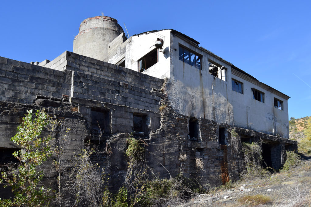 Lavadero de las instalaciones abandonadas de Mina Jarrina. Fabero. Leon