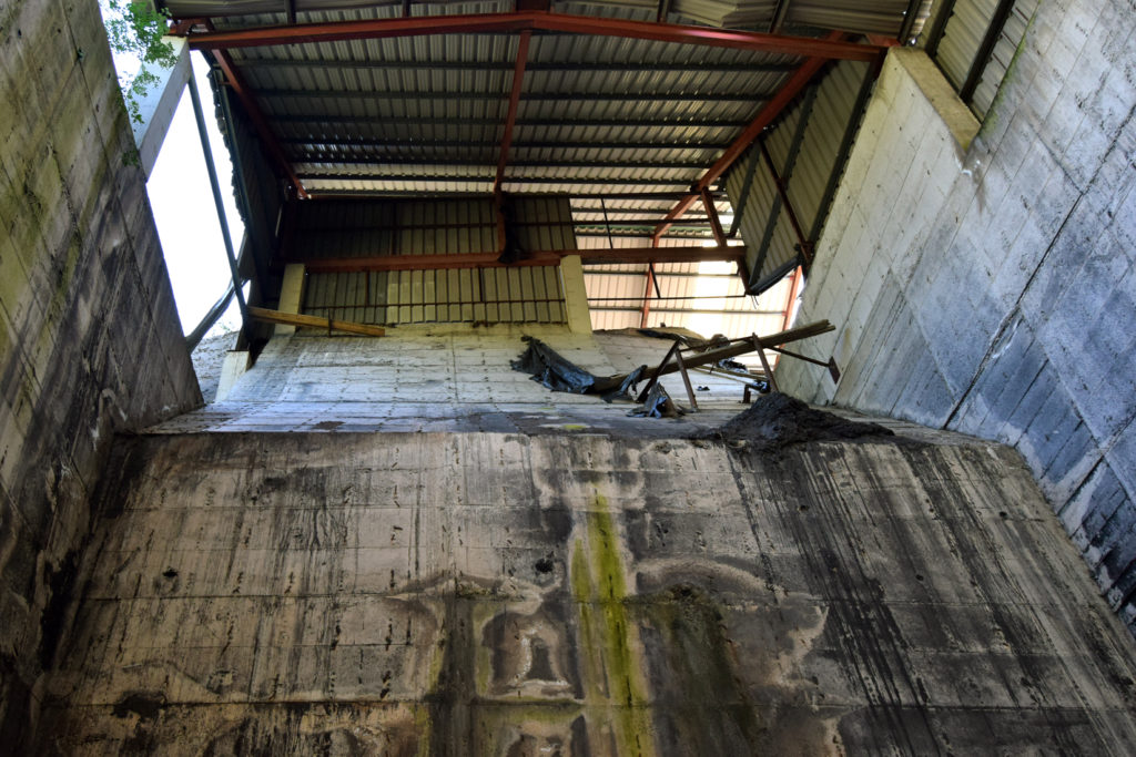 Gran silo de las instalaciones abandonadas de la Mina La Valenciana. La Valcueva. Matallana de Torio. Leon 2018