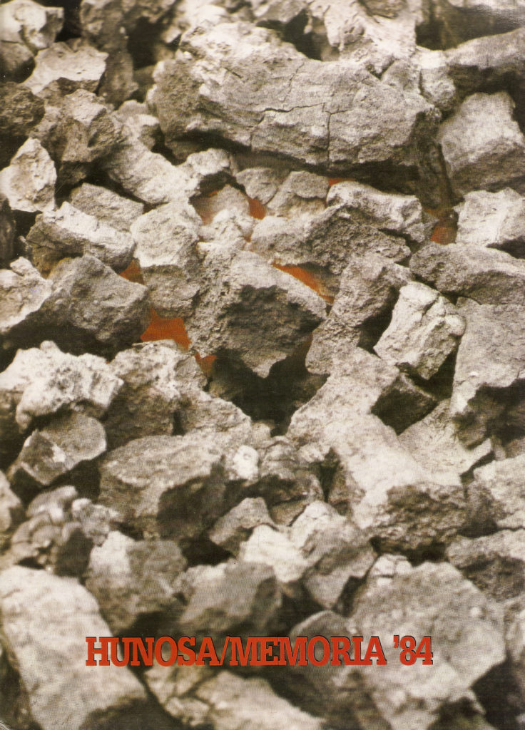 Memoria y balance del ejercicio 1984, de Hunosa. Madrid. 1984.