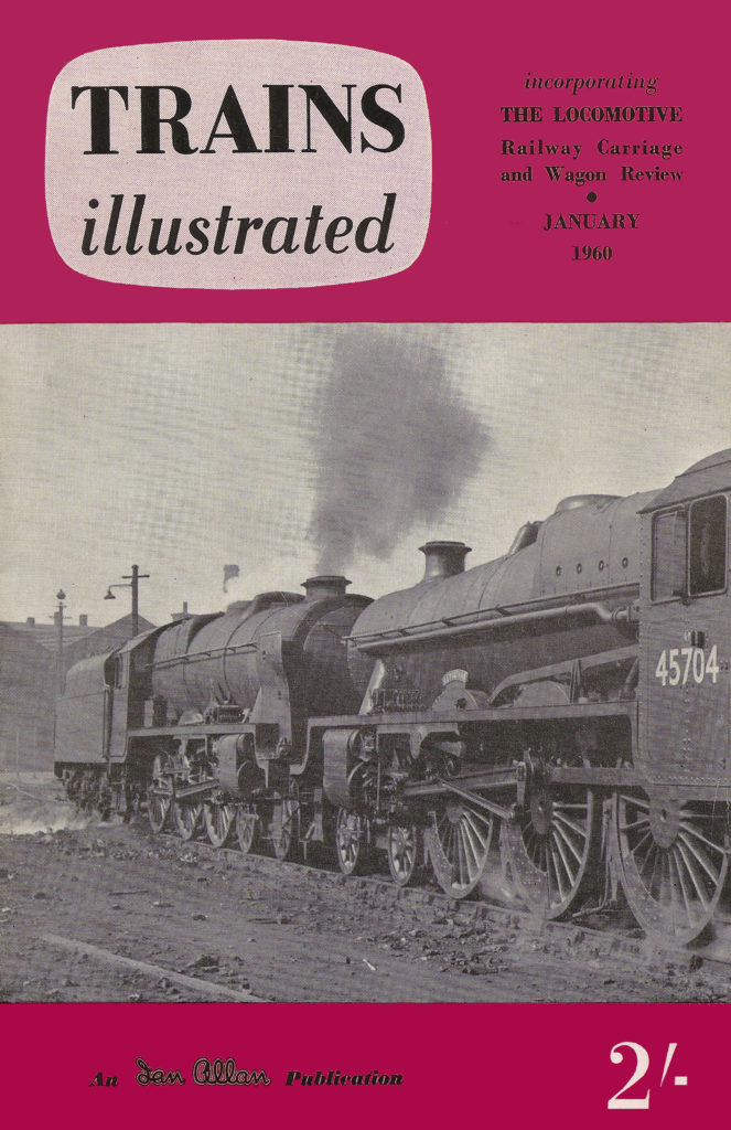 Portada de la revista Trains Illustrated. Enero de 1960. Londres.