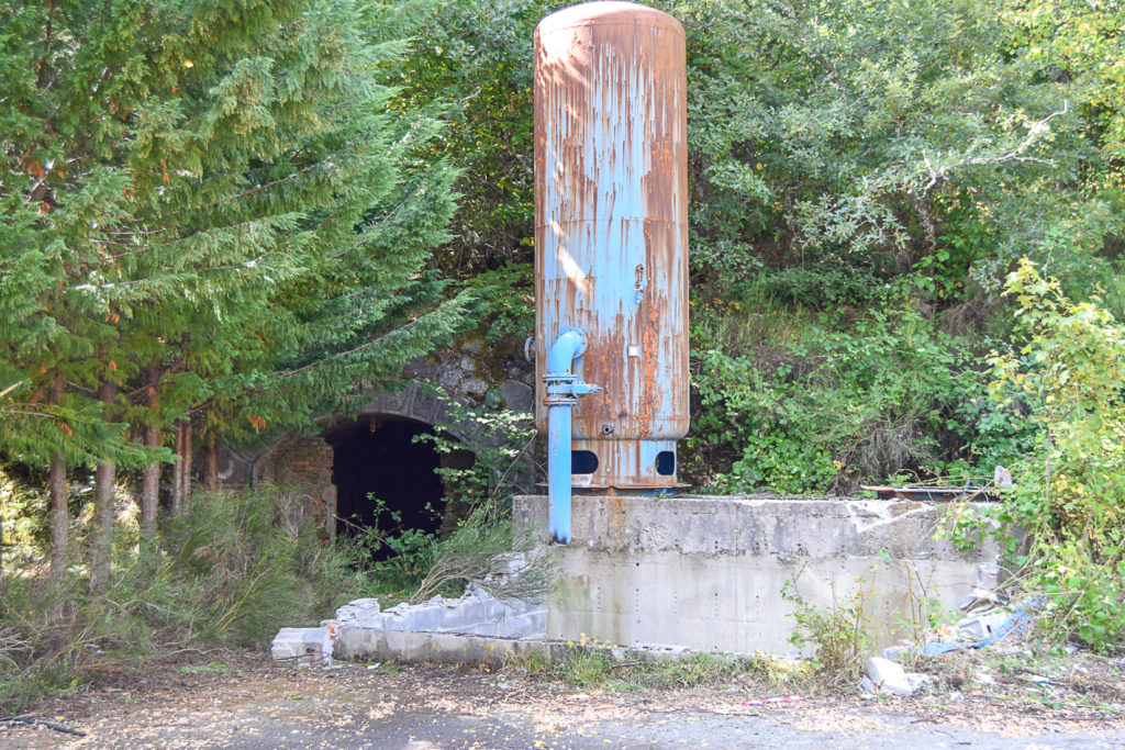 Transversal principal de las instalaciones abandonadas del Grupo Villablino. Orallo. Leon 2018