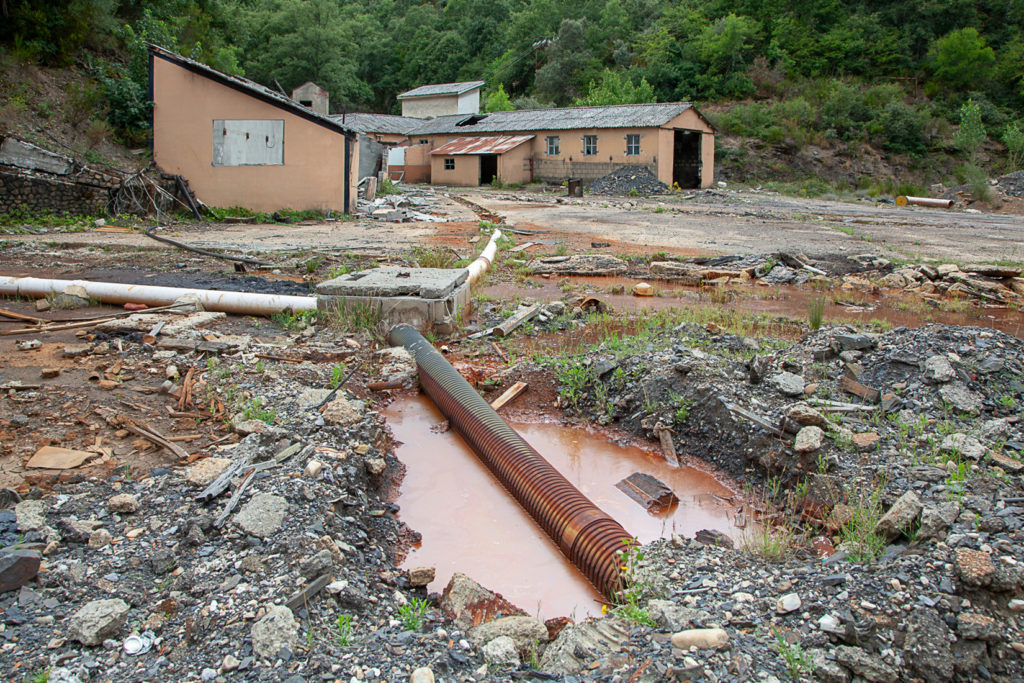 Instalaciones abandonadas de la mina de Antracitas de Brañuelas. Torre del Bierzo. Leon 2019