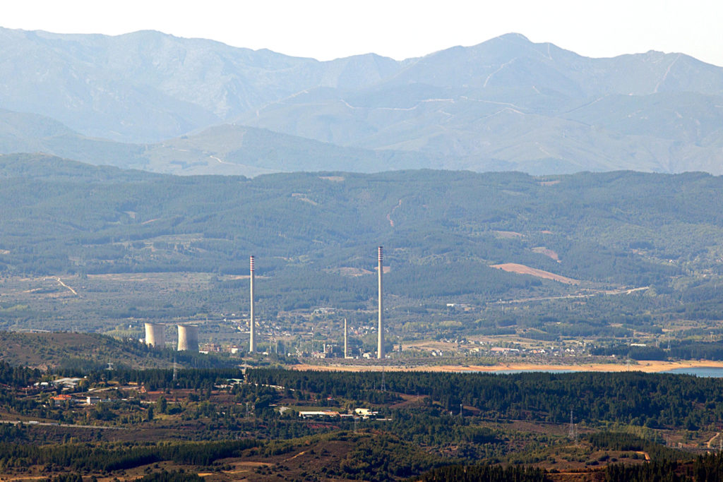 Central Termica Compostilla II, desde Espinoso de Compludo. Leon 2019
