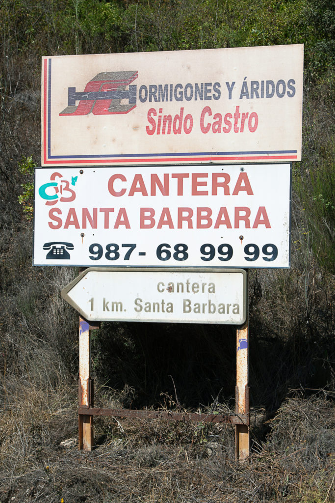 Cantera Santa Barbara. Hormigones y aridos Sindo Castro. Requejo. Leon 2019
