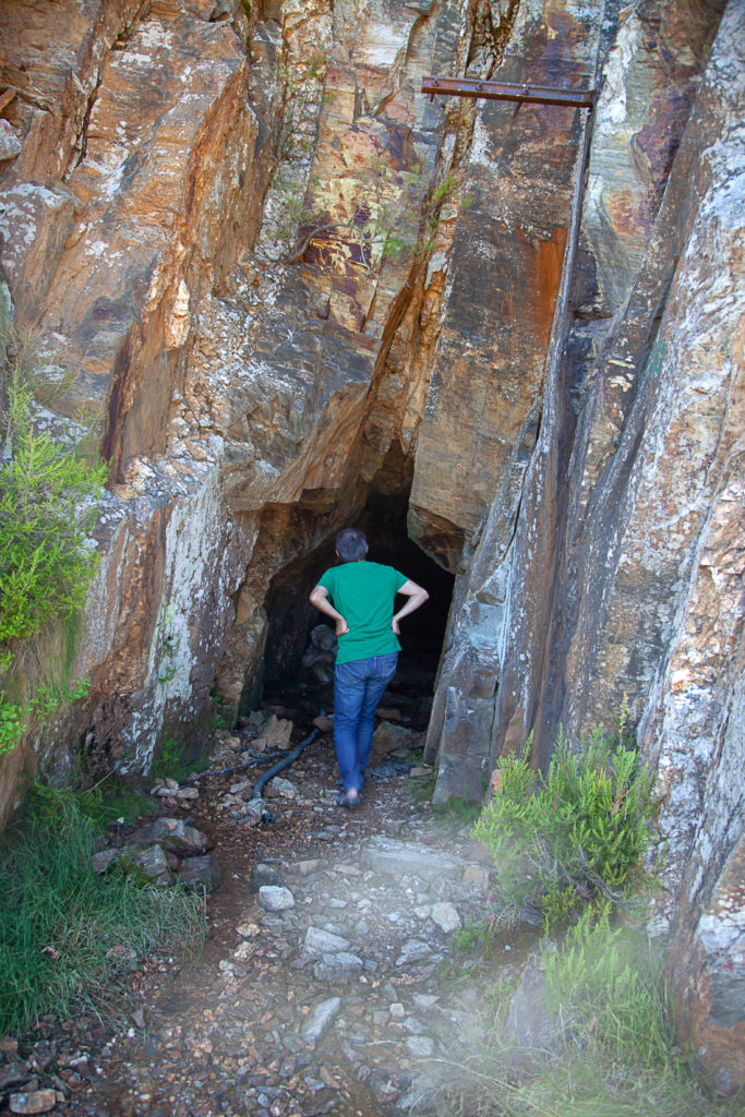 Bocamina de la mina de Wolframio de la Peña del Seo. León. Cadafresnas 2019