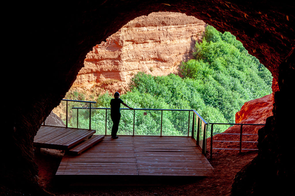 Antiguas minas romanas de oro de Las Medulas. Orellán. León 2019