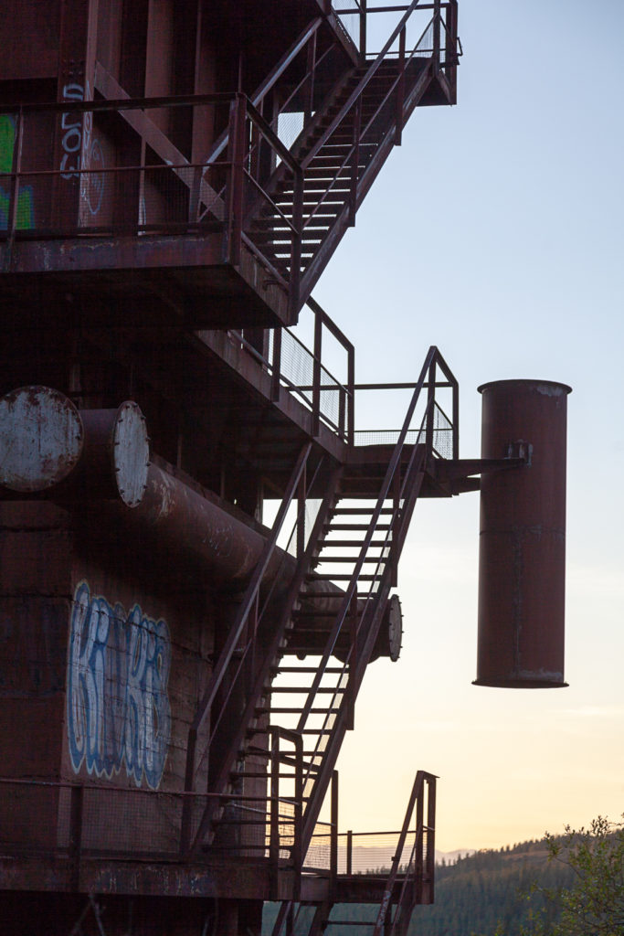Horno de calcinación de la mina de hierro de Coto Minero Wagner. Onamio. León 2019