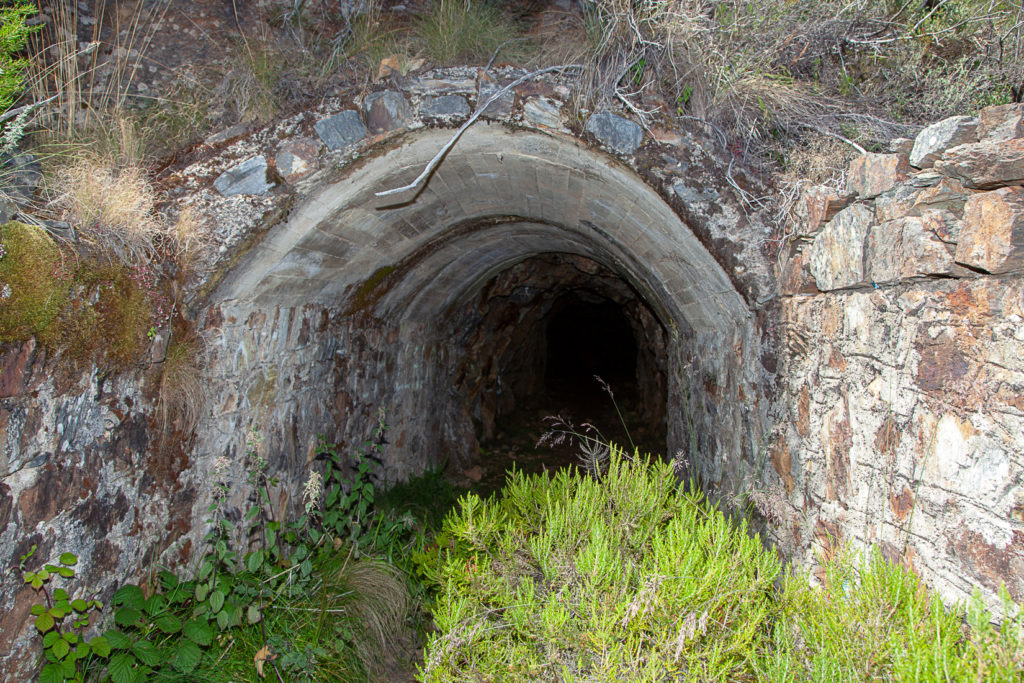 Bocamina de la mina de Wolframio de la Peña del Seo. León. Cadafresnas 2019