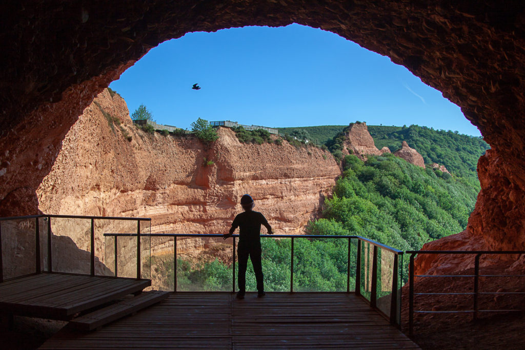 Antiguas minas romanas de oro de Las Medulas. Orellán. León 2019
