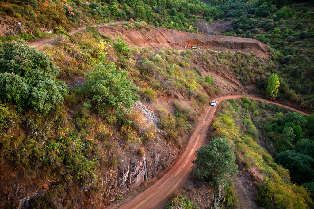 Horno de calcinación de la mina de hierro de Coto Minero Wagner. Onamio. León 2019