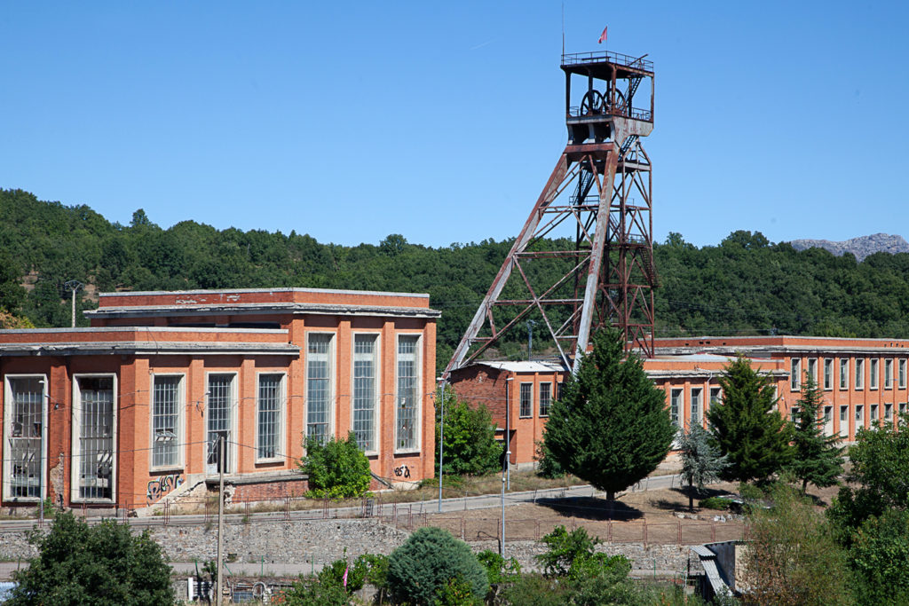 Vista exterior del Pozo Herrera II. Olleros de Sabero. León 2019