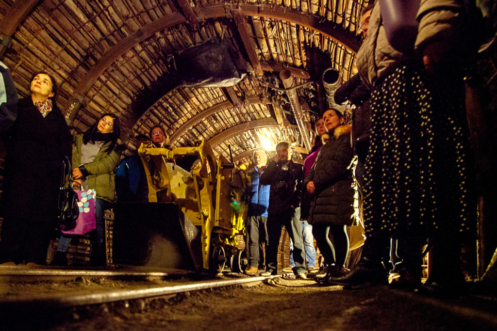 Mina visitable del Centro de interpretación de la minería. Barruelo de Santullán. Palencia 2019
