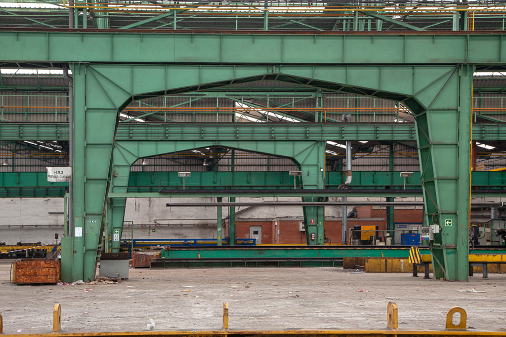 Factoria industrial de Construcciones Navales del Norte. La Naval. Sestao. Vizcaya 2019