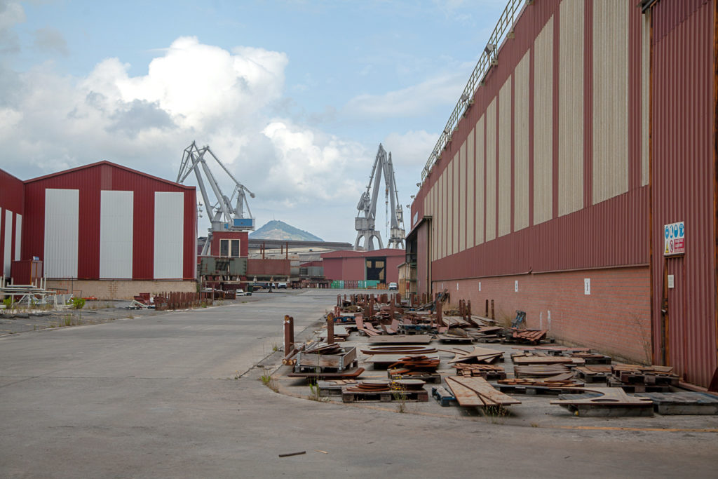 Factoria industrial de Construcciones Navales del Norte. La Naval. Sestao. Vizcaya 2019
