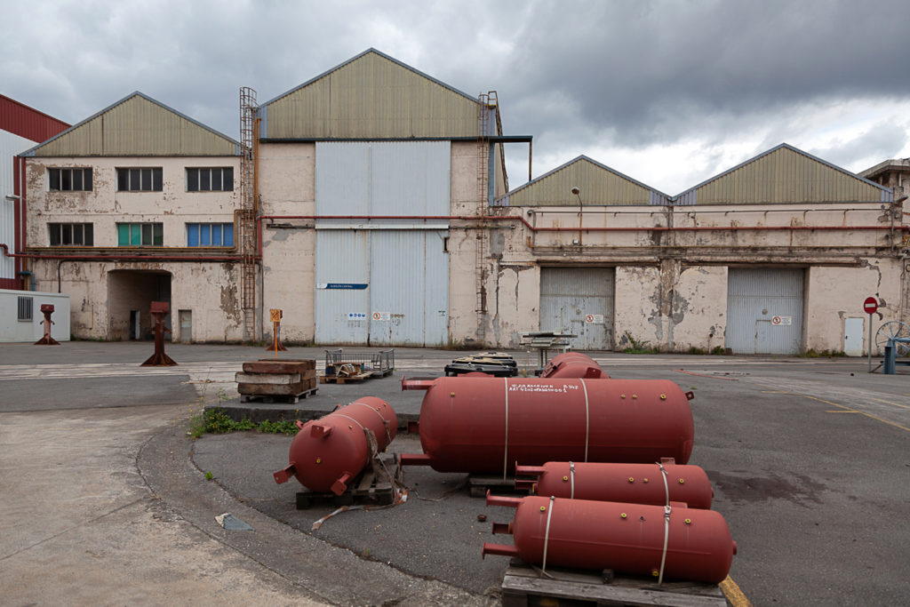 Factoria industrial de Construcciones Navales del Norte. La Naval. Sestao. Vizcaya 2019