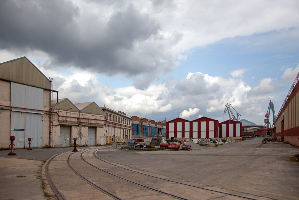 Factoria industrial de Construcciones Navales del Norte. La Naval. Sestao. Vizcaya 2019