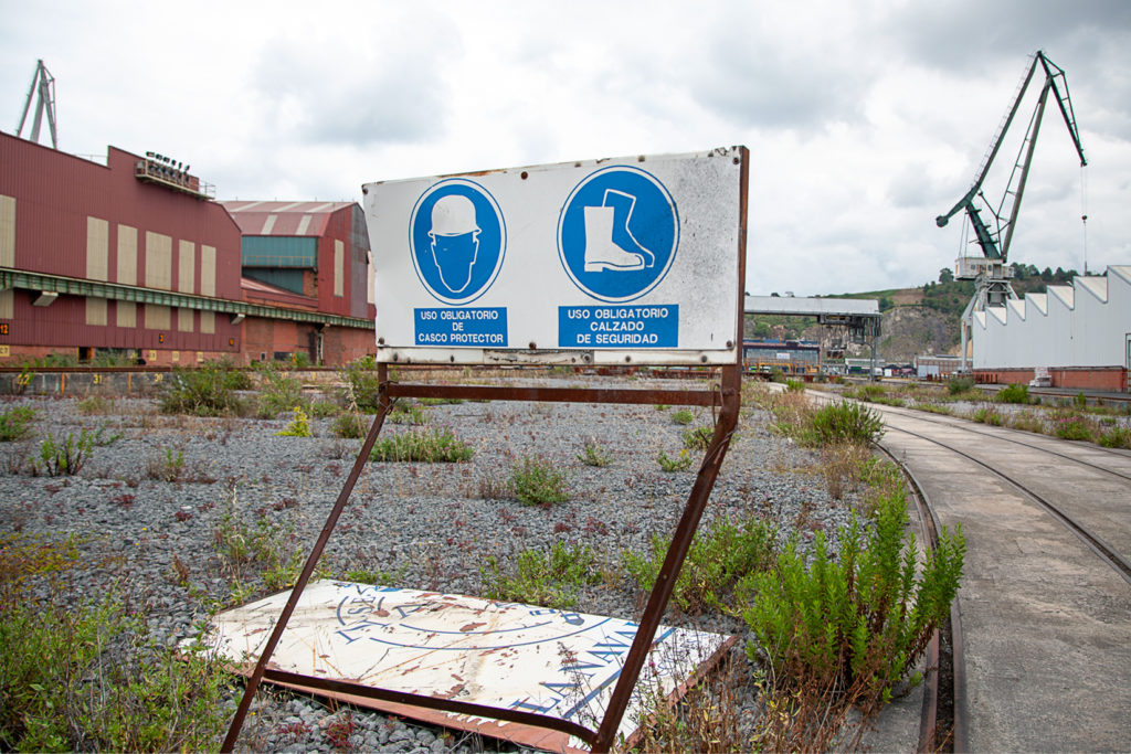 Factoria industrial de Construcciones Navales del Norte. La Naval. Sestao. Vizcaya 2019