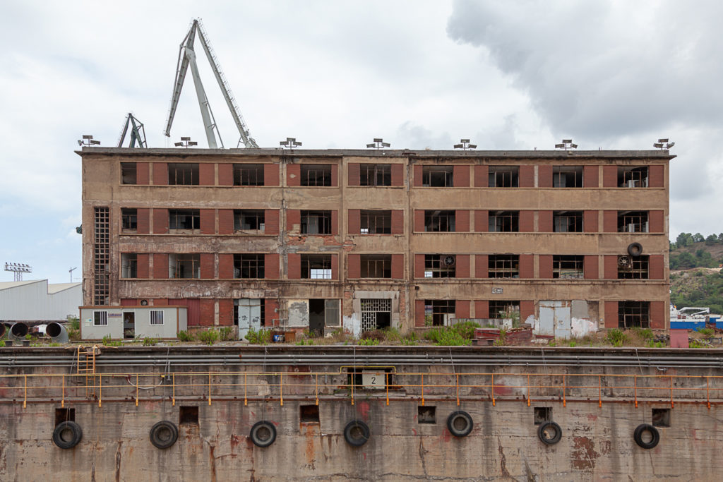 Factoria industrial de Construcciones Navales del Norte. La Naval. Sestao. Vizcaya 2019
