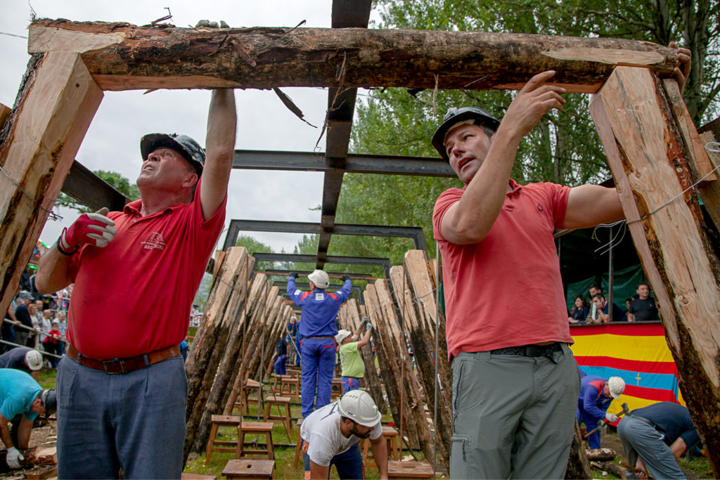 75 Concurso Nacional de Entibadores Mineros. Langreo. Asturias 2019