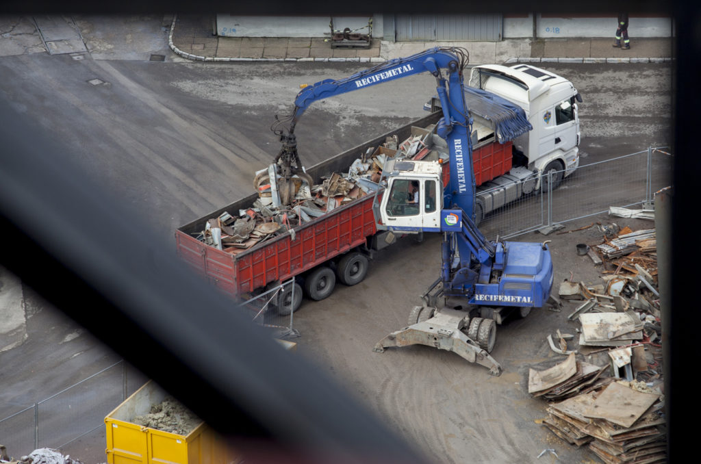 Desguace de el grupo 2, de la Central Térmica de Soto de Ribera. EDP. Ribera de Arriba. Asturias 2019