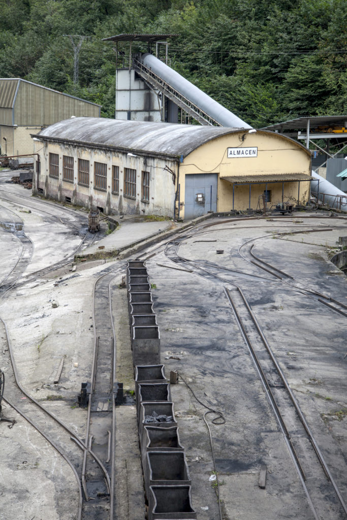 Vista exterior del Pozo Nicolasa. Ablaña. Mieres. Asturias 2018