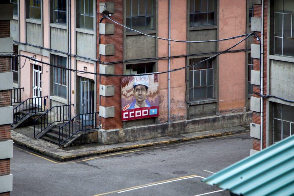 Vista exterior del Pozo Nicolasa. Ablaña. Mieres. Asturias 2018