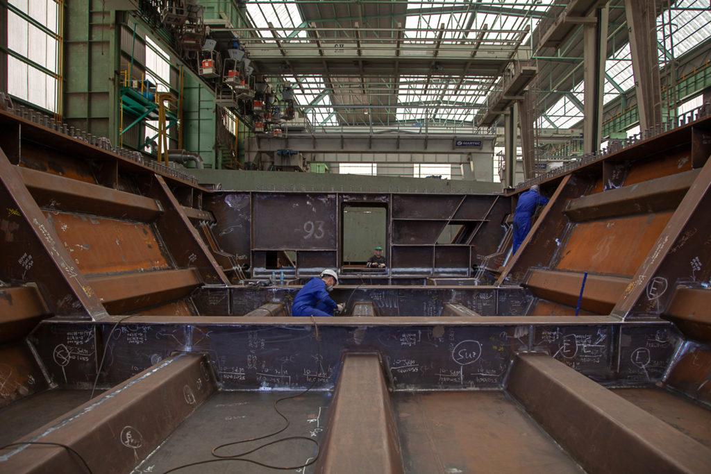 Factoria industrial de Construcciones Navales del Norte. La Naval. Sestao. Vizcaya 2019