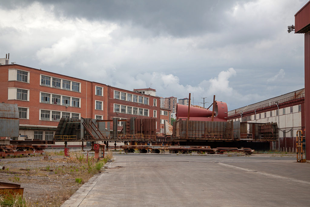 Factoria industrial de Construcciones Navales del Norte. La Naval. Sestao. Vizcaya 2019