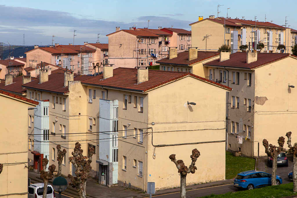 Barriada obrera de La Carriona. Avilés. Asturias 2020