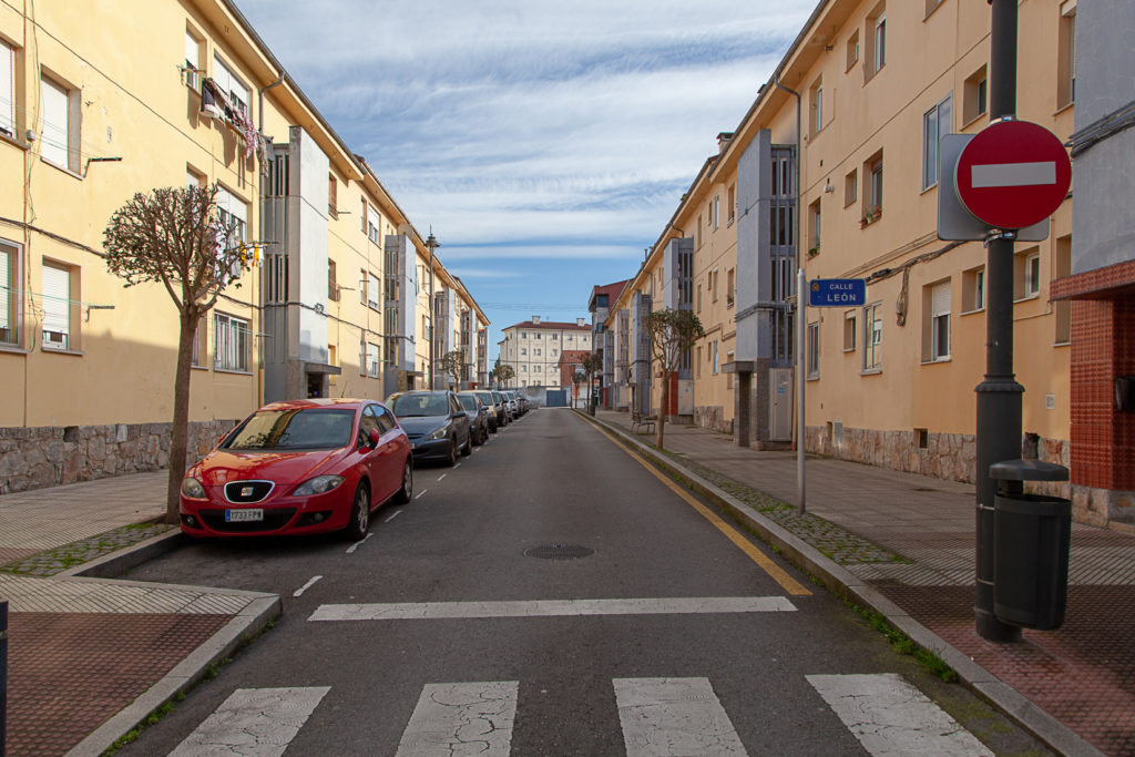 Barriada obrera de La Carriona. Avilés. Asturias 2020