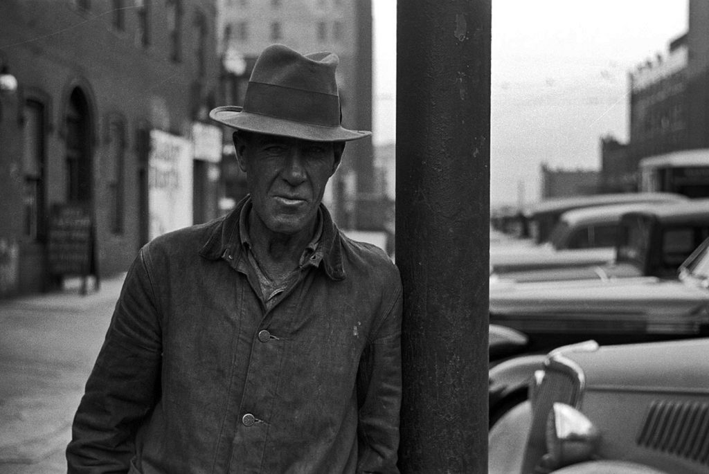 Hombre desempleado. Omaha, Nebraska. EEUU. 1938